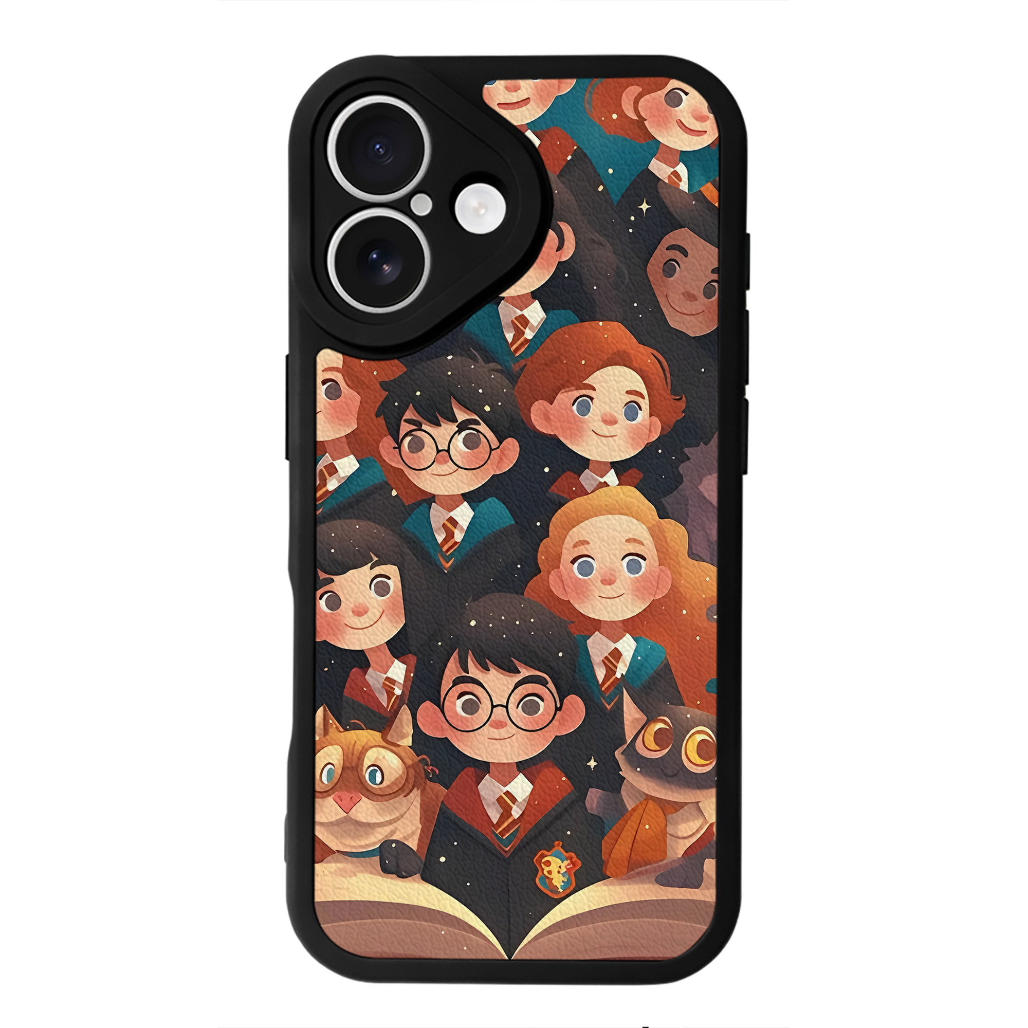 （画像用） Harry Potter ハリー・ポッターシリーズ 【iPhone 16シリーズ対応】シリコンスマホケース（レザー調） 材質：シリコン